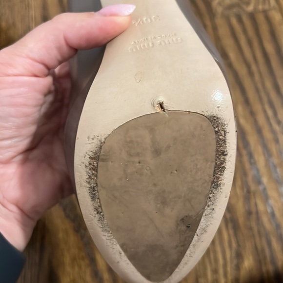 Miu miu Grey charcoal shoes size 36.5 - Picture 5 of 5